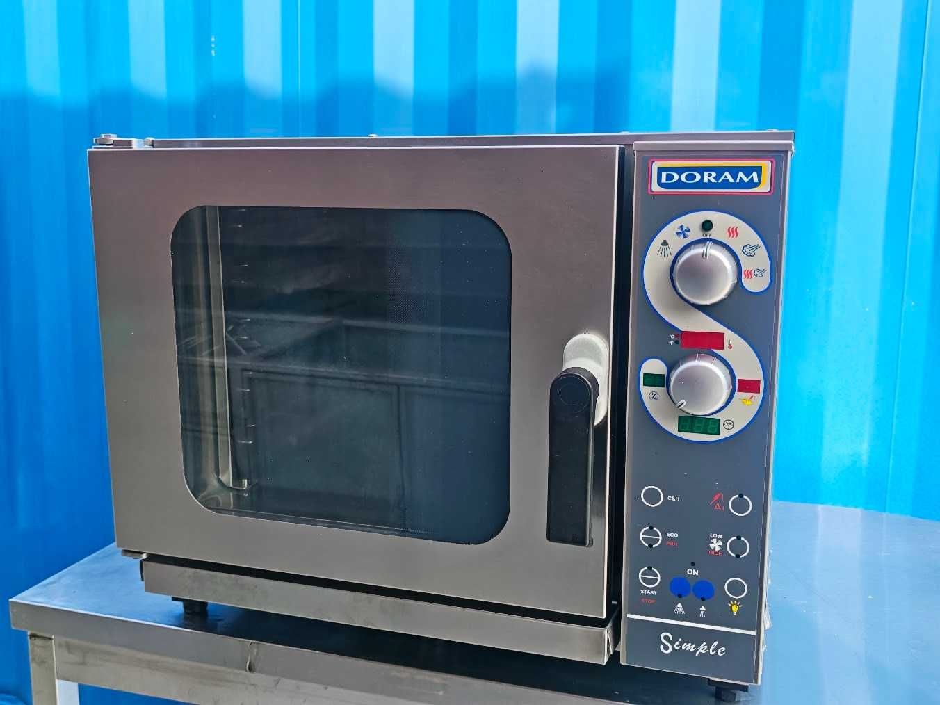 Piec konwekcyjno-parowy DORAM Inoxtrend 5xGN 1/1 6 kW zadbany, niewielke gabaryty - obrazek 2