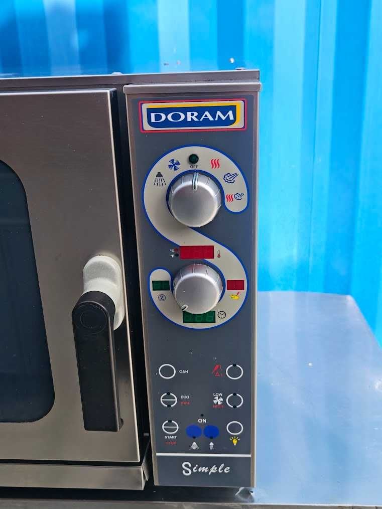 Piec konwekcyjno-parowy DORAM Inoxtrend 5xGN 1/1 6 kW zadbany, niewielke gabaryty - obrazek 4