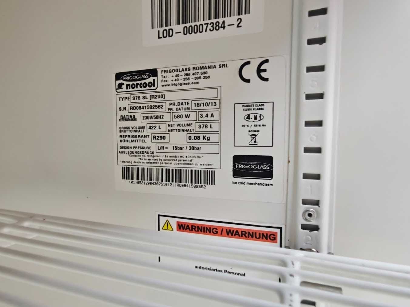 Witryna chłodnicza Norcool S76 SL 422 l LED 60 cm - obrazek 4