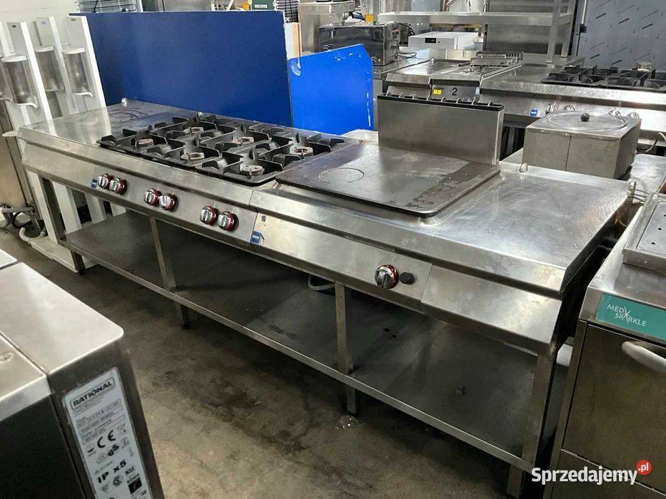 Ciąg kuchenny Angelo Po 280 cm - 6 palników + Solid Top - obrazek 3