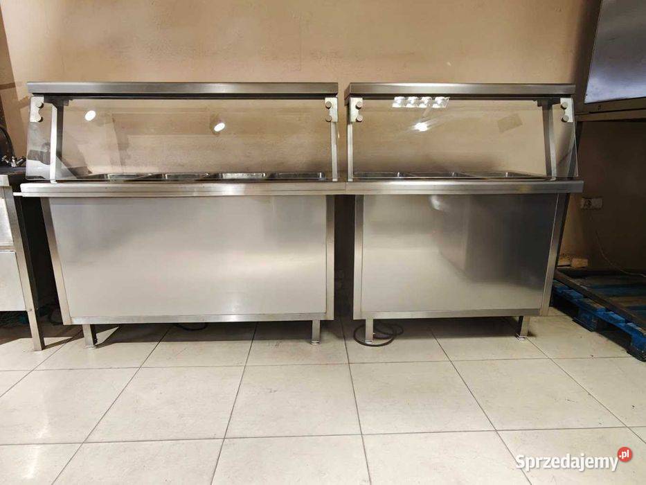 Ciąg wydawczy bemarowy Stalgast 4 GN + 3 GN - 260 cm, po przeglądzie