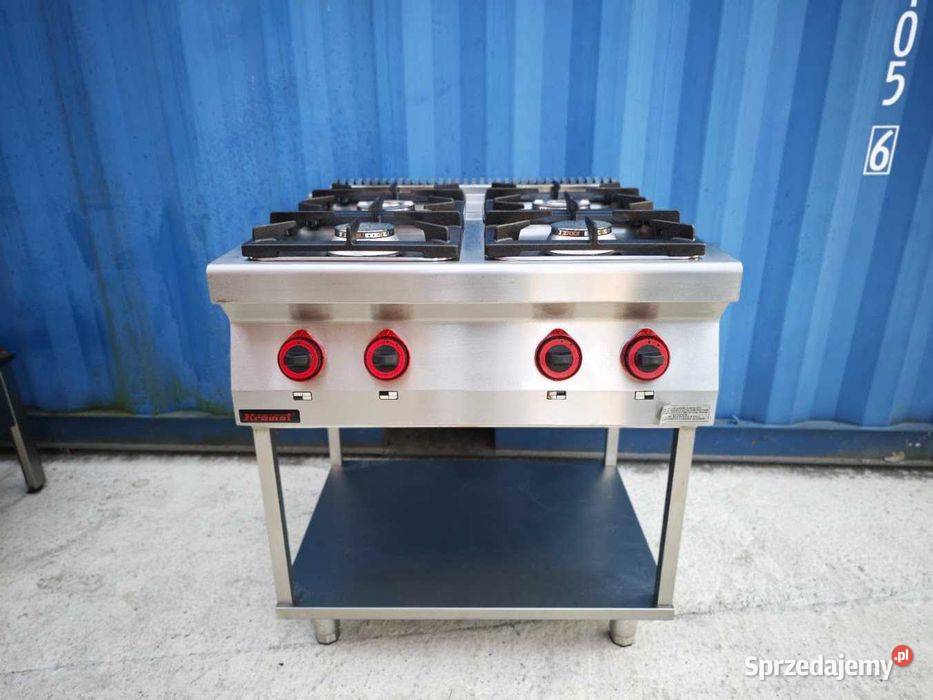 Kuchnia gazowa Kromet 700 4-palnikowa 24 kW po regeneracji - obrazek 2