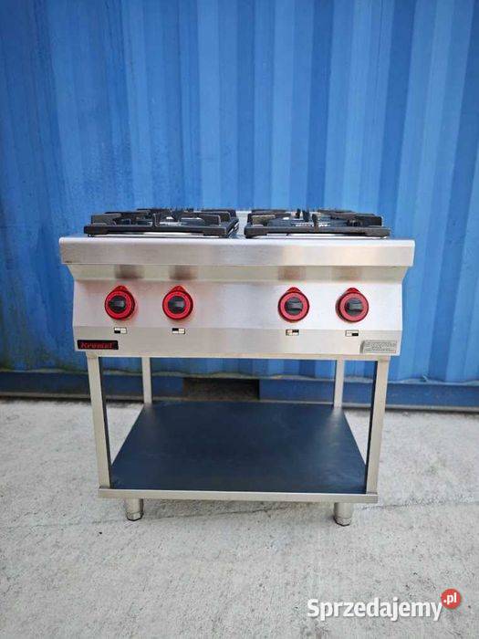 Kuchnia gazowa Kromet 700 4-palnikowa 24 kW po regeneracji - obrazek 4