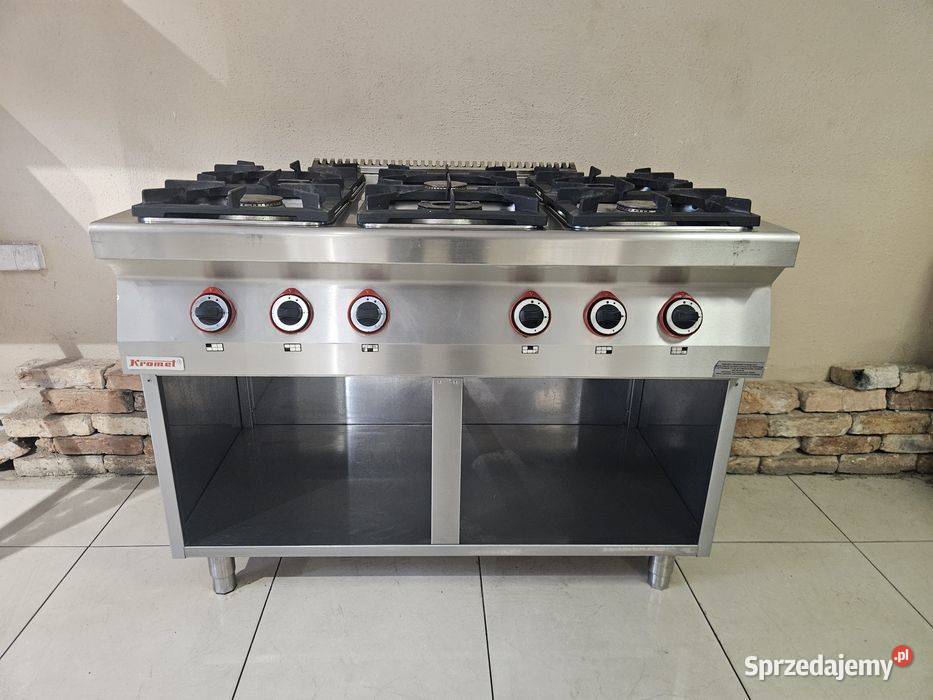 Kuchnia gazowa Kromet 700.KG-6 36KW jak nowa! - obrazek 5