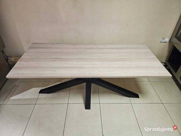 Nowoczesny stół do jadalni loft industrialny „pająk” 180x80