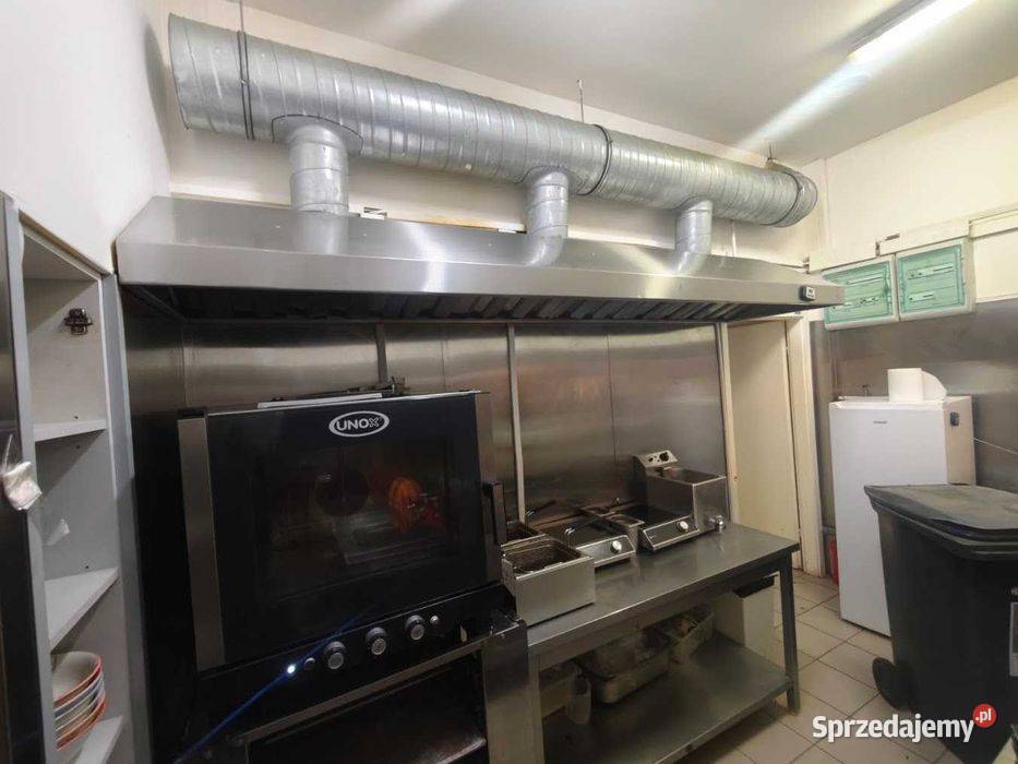 Okap gastronomiczny 300x70 nierdzewny filtry 3 króćce - obrazek 3