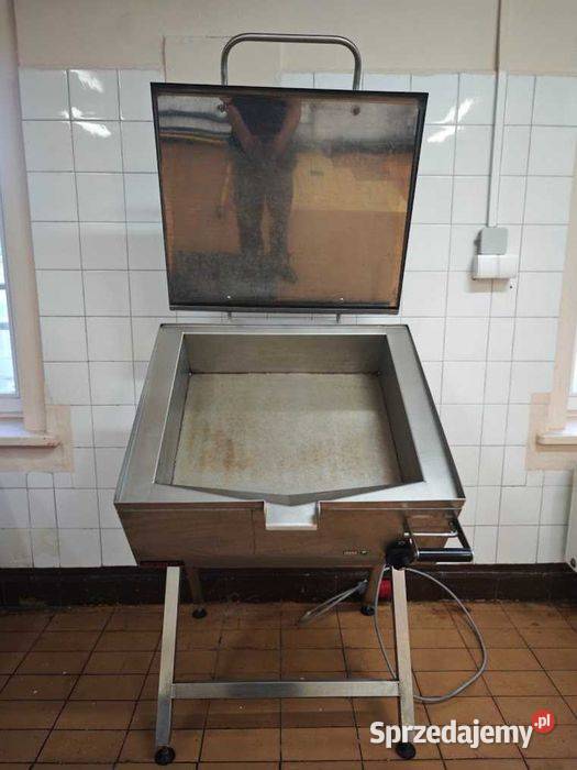 Patelnia elektryczna uchylna Kromet 000.PE-025s 37 l po przeglądzie - obrazek 2