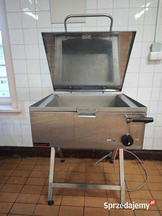 Patelnia elektryczna uchylna Kromet 000.PE-025s 37 l po przeglądzie - obrazek 4