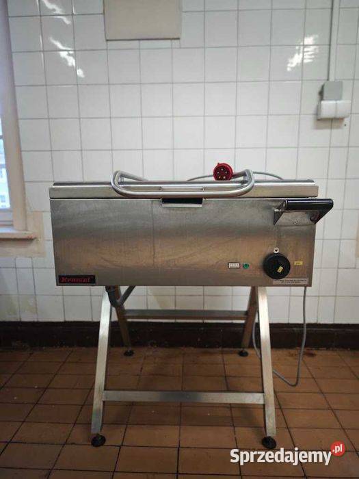 Patelnia elektryczna uchylna Kromet 000.PE-025s 37 l po przeglądzie - obrazek 3