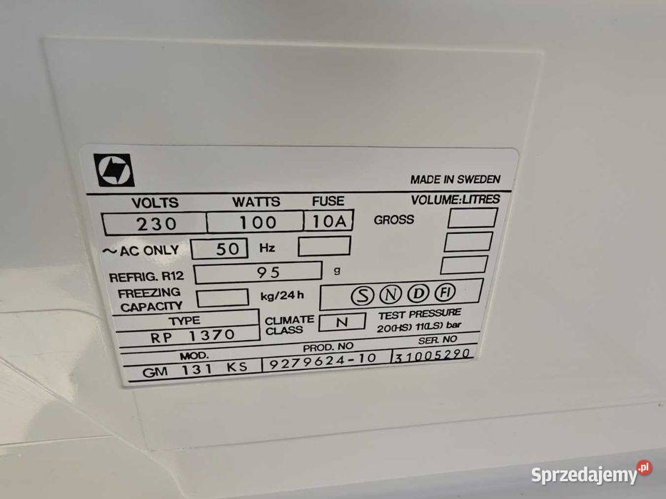 Witryna chłodnicza Husqvarna 60x60x175 - szwedzka lodówka - obrazek 4