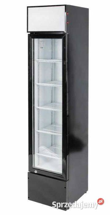 Witryna chłodnicza SLIM 155L 39 cm LED | wąska ekspozycja